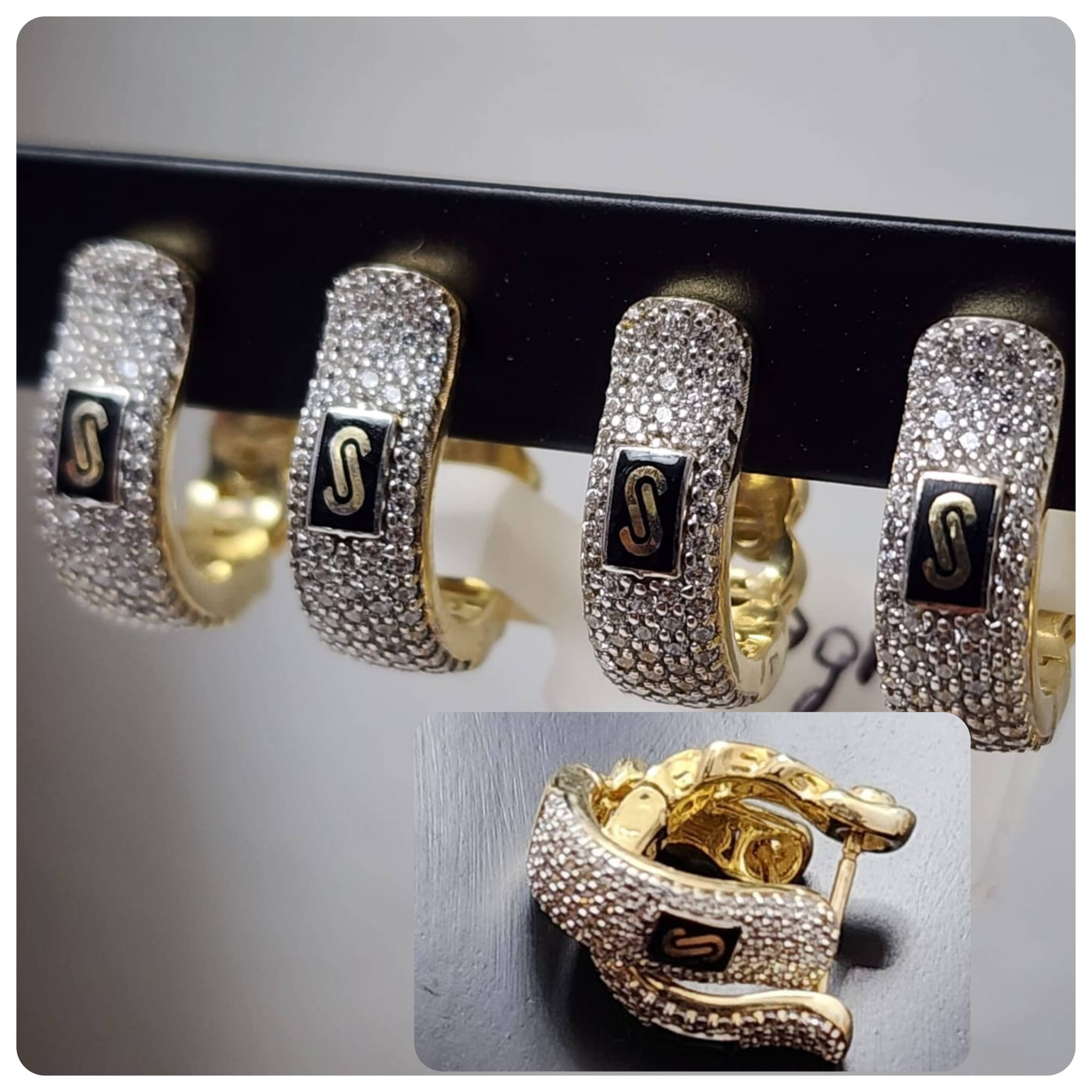 Aretes monaco 10kt