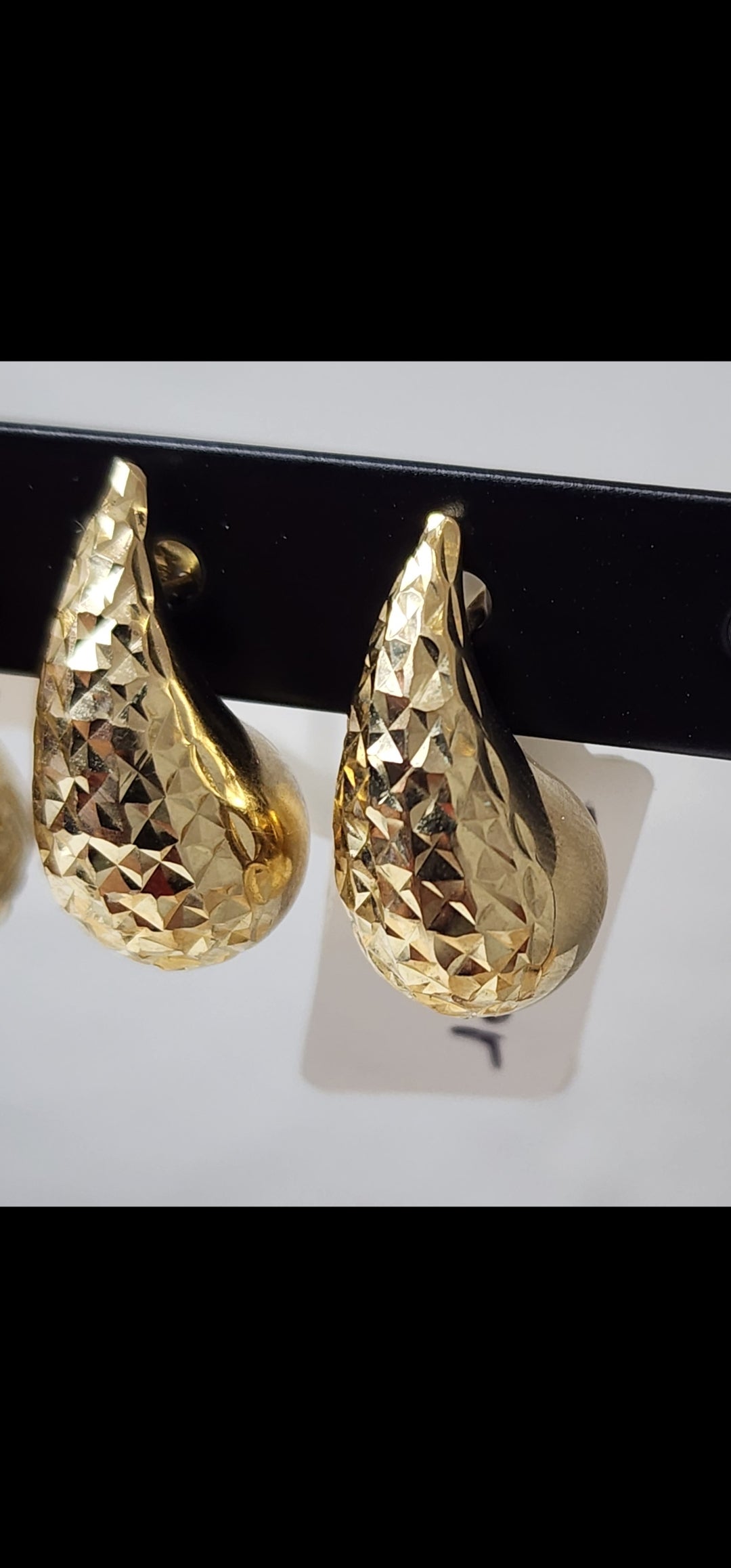 Aretes gotas 10kt