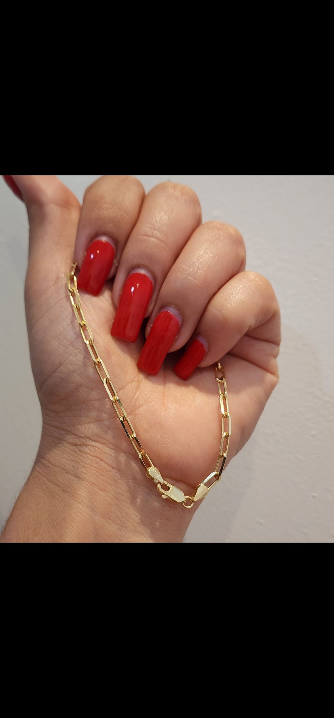 Manilla paperclip 10kt
